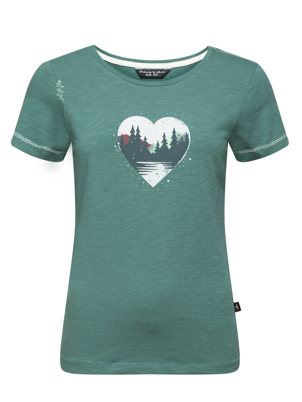 GANDIA MOUNTAIN HEART T-SHIRT Damen