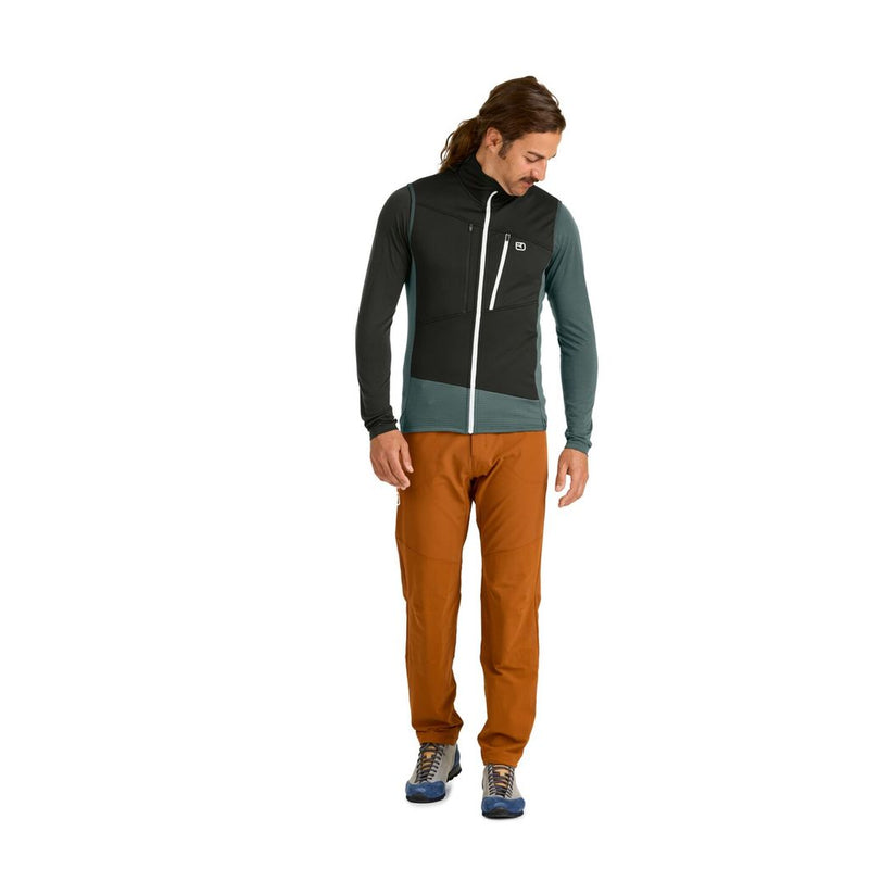 FLEECE GRID VEST Herren