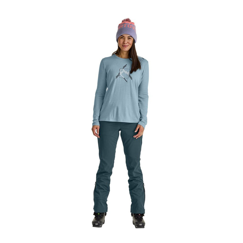 185 MERINO MTN CUTOUT LONGSLEEVE Damen