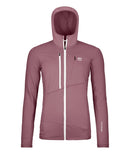 FLEECE GRID HOODY Damen