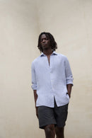 ALFREDO LINEN STRIPES SHIRT Herren