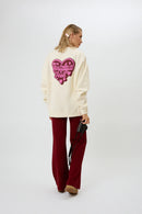 OV SWEATER NOSTALGIA HEART Damen