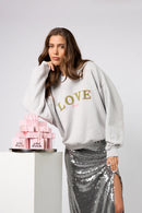 REGULAR SWEATER LOVE Damen