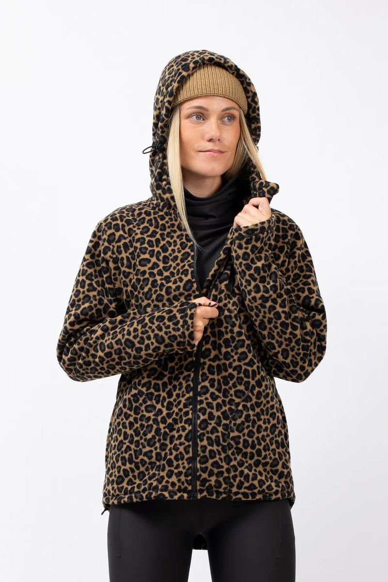 TECHLIGHT ZIPHOOD FLEECE Damen