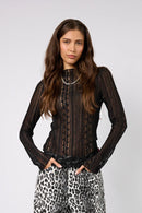 ZAHARA LACE LONGSLEEVE Damen
