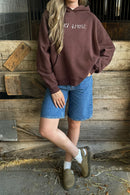 BF HOODIE RAGLAN COW Damen