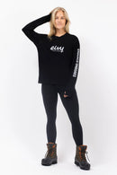 LOOSE FIT MX MERINO WOOL RIB TOP Damen