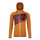 FLEECE GRID HOODY Damen