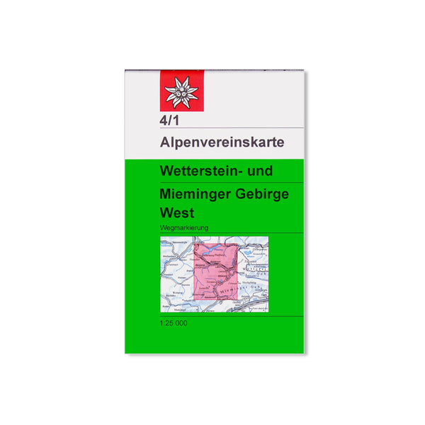 DAV WETTERSTEIN- U. MIEMINGER GEBIRGE WEST 4/1